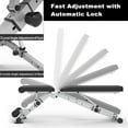 Leikefitness Dumbbell Weight Bench Adjustable Benches Incline Decline