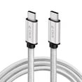thumbnail image 4 of CBUS 6ft USB to USB C Cable Fast Charging Cord Type-C for Samsung Galaxy S25/S24/Plus/Ultra/FE, A35/A16/A15/A14 5G, Flip, Moto G Power/Play/Stylus, TCL 50/40/XE/LE Heavy-Duty Braided (Silver), 4 of 8