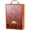 Red Brown, variant on Slccxzc Double Bottle MDF Wine Gift Box with Handle for Party Housewarming