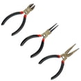 thumbnail image 1 of Pinzas Armado Bisutería Joyeria 3 pzs Corte Engarce Ajuste negro 3 Piezas JOYARIS Armado, 1 of 5