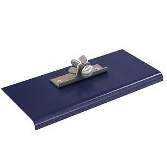 Bon 22-739 Walk Edger - Blue Steel 9-inch X 4-inch - 3/8-inch Radius 1/2-inch Lip