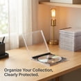 25 Pcs CD Jewel Cases, Slim Clear Plastic CD Box, 5.6 x 4.9 x 0.4 in ...