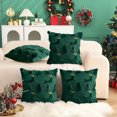 thumbnail image 1 of Christmas Pillowcase 3D Embroidery Tree Pattern Winter Holiday Throw Pillow Cushion Cover Festive Home Decor, 1 of 7