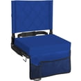 thumbnail image 1 of Asiento plegable acolchado para estadio Sheenive con respaldo, azul, 1 of 9