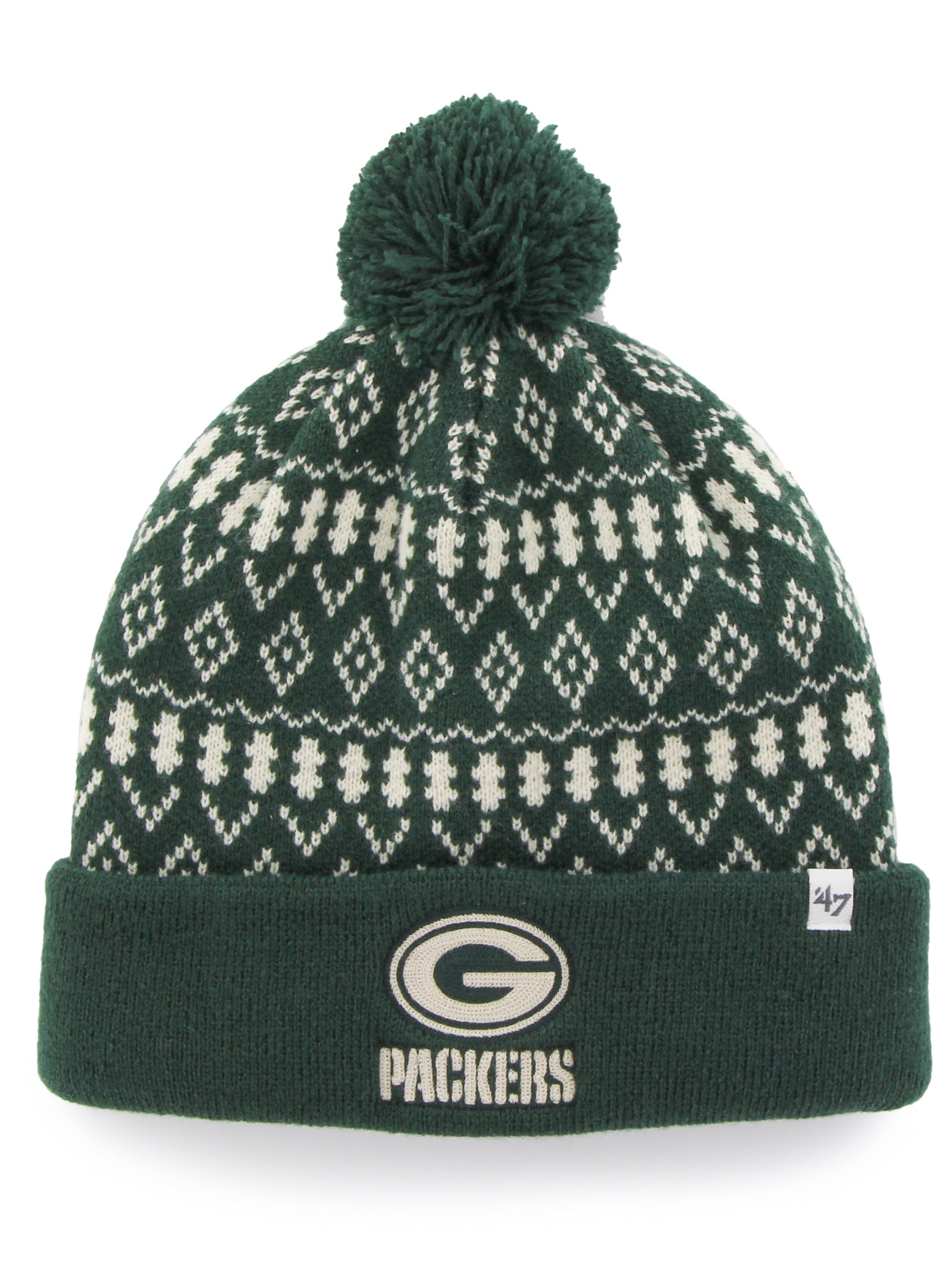 Green Bay Packers Eileen Women's Dark Green Cuffed Knit Hat by 47 Brand