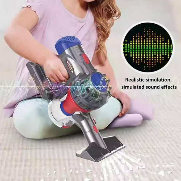 Aspirateur jouet 3 en 1 ensemble d'aspirateur pour enfants qui fonctionne  vraiment jouet interactif d'aspirateur sans fil pour les enfants 