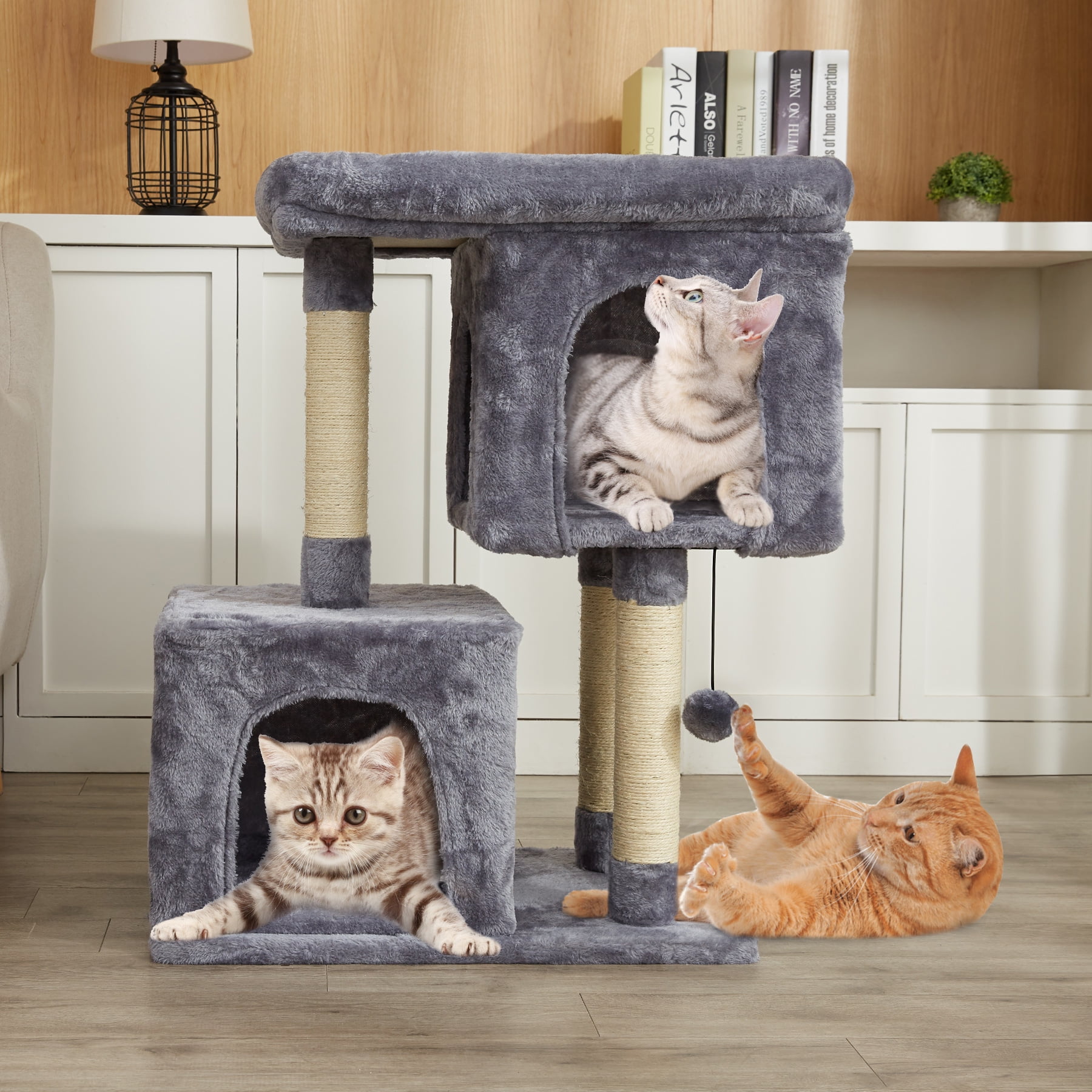 80CM 100LB Weight Capacity Tall Adult Cat Furniture XL Cat Condo Tree