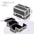 thumbnail image 2 of Caja de cosméticos Makeup Train de Leeora&Leekoo con espejo y estrella parpadeante, 2 of 7
