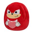 thumbnail image 4 of Squishmallows Original 8 inch “Sonic The Hedgehog” Knuckles Holding Heart - Child's Ultra Soft Plush Toy, 4 of 7