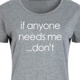thumbnail image 3 of Instant Message - If Anyone Needs Me Don't - Women's Any Way Dress, 3 of 7
