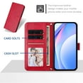 thumbnail image 2 of Allytechgroup For Samsung Galaxy S25 Edge Flip Case with RFID Blocking, PU Leather Wallet Cover, Magnetic Closure, Credit Card Slot, Shock-Absorbent TPU Protective Case with Lanyard,Rose, 2 of 8