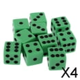 thumbnail image 1 of Juego a Granel de Dados Acrílicos de Seis Caras, 4x10, 18mm, para Juegos de Mesa RPG , Color Verde 4 piezas, 1 of 8