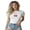 Beige, variant on Women Crop T-Shirts Casual Summer Cherry Print Basic Short Sleeve Tops for Streetwear Aesthetic Grunge Clothes
