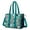 Border Collie Dog, variant on Teacher Tote Bag,Blue Dog Paw Footprint Teacher Utility Tote Bag,Large Work Tote Bags for Women with Multiple Pockets,Top Zipper Closure,13.8x10.6x6.7 Inch