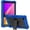 Black/Blue, variant on KOMI Portable Electronic Device Cover for TCL Tab 8 LE/8 - Black/Blue, Shockproof Case with Kickstand Black/Black