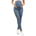 thumbnail image 2 of breaise No See-Through Maternity Workout Yoga Leggings Soft Stretchy Pregnancy Leggings Over The Belly Mama Pants, 2 of 8