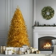 thumbnail image 3 of National Tree Company 7.5 ft Pre-Lit Gold Metallic Full Artificial Christmas Tree, 1,250 LED Lights, 1,266 Tips, Includes Stand, Gold, 3 of 8