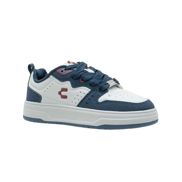 Tenis Para Hombre Charly® Urbano Casual Moda Color Gris azul marino 22
