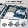 thumbnail image 5 of KDD Tablet Pillow Stand, iPad Tablet Stand with Storage, Foldable Adjustable Holder for Desk Bed Couch and Lap, Grey, 5 of 9