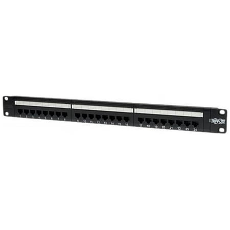 UPC: 0037332013194 | Tripp Lite 24-Port 1U Rackmount Cat5e 110 Patch Panel 568B RJ45 Ethernet (N052-024)