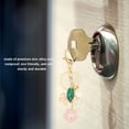 thumbnail image 5 of Key Chains for Car Keys, Cute Keychains, Zinc Alloy Rustproof Anti-allergy Flower Keychain for Women for Backpack Purse Handbag Bag Earphone Case Decoration, 5 of 7