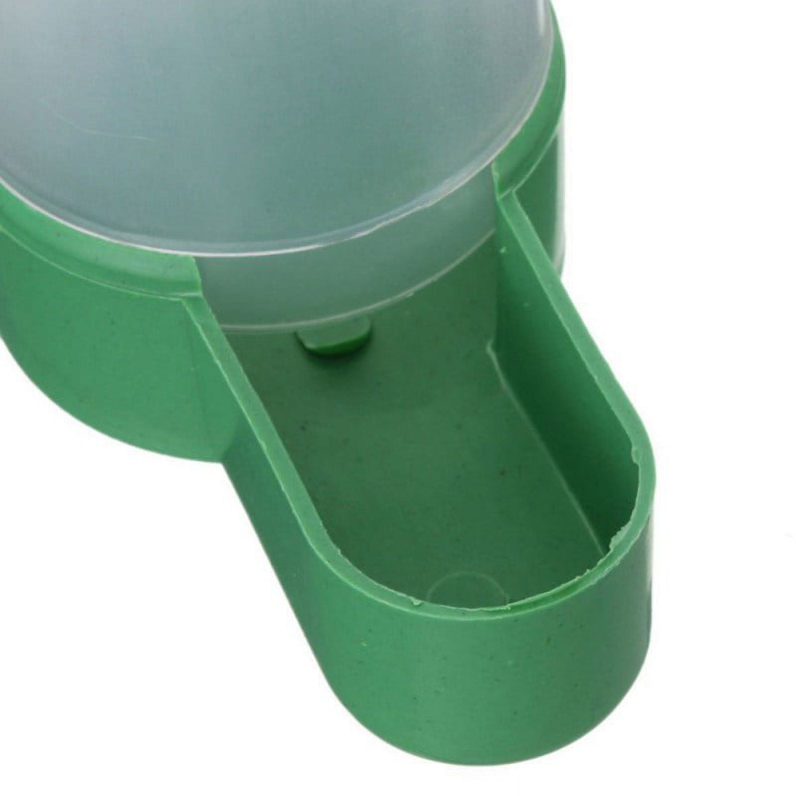 4PCS Plastic Pet Bird Drinker Feeder Water Bottle Cup For Cage Budgie Birds - image 4 of 5