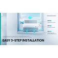 thumbnail image 3 of Restored Hisense HI67351 Hisense 8,000 BTU Smart Inverter Window Air Conditioner, Remote, Easy Install (Refurbished), 3 of 10