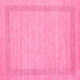 thumbnail image 1 of Ahgly Company Indoor Square Abstract Pink Contemporary Area Rugs, 8' Square, 1 of 4