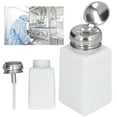 thumbnail image 4 of Bomba dispensadora de líquido cuadrada antiestática segura esd, tapa de acero inoxidable de 200 ml, tipo prensa, botella cuadrada antiestática para disolvente de acetona ipa, 4 of 7