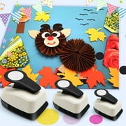 3pcs Circle Punch Set, 1 inch Circle Hole , 5/8 Punches, 3/8 Crafting Hole Puncher for Crafts