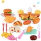 thumbnail image 4 of Juego de cocina de microondas para niños con juguetes de chef pequeño y simulación Azul 13 piezas, 4 of 9