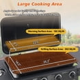 thumbnail image 4 of Eyisean Outdoor Steel 4 Burner Propane Gas BBQ Grill with Side Burner & Prep Shelf, Stainless Steel Enamel-Coated Grates Barbecue Grills with 42000 BTU & Rolling Casters for Outdoor Cooking, Garden, 4 of 24