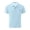 45#（Light Blue）, variant on Breeze Polo Shirts for Men Beer Belly Collared Capri Shirts Stretchy Quick Dry Textured Casual Short Sleeve T-Shirts （Blue,M）