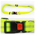 thumbnail image 2 of Laisse pour Chien Premium Mains Libres Longueur Poignée Laisse Élastique Ceinture Réglable Corde Rétractable pour Marche Randonnée Jogging Vélo Course Noir Vert 2.5mmx140-170c, 2 of 5