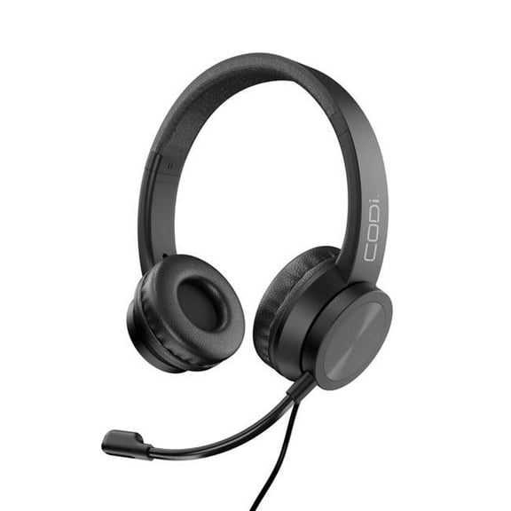 Wireless Headset with Integrated AI Noise Cancelling ENC Microphone
