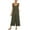 Army Green, variant on fartey Cotton Linen Jumpsuits for Women 2024 Breathable Sleeveless V Neck Pockets Overalls Relaxed Adjustable Strap Solid Color Rompers