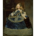thumbnail image 3 of Diego Velázquez 15x17 Black Modern Framed Museum Art Print Titled - Infanta Margarita Teresa in a Blue Dress, 3 of 5