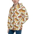 thumbnail image 2 of Sikiie Hot Dog 7 Zip Up Hoodie Teenage, hoodies for Teenage, Zipper Sweatshirt Jacket for Daily, Traveling-Medium, 2 of 6