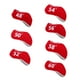 thumbnail image 3 of Cubierta de la cabeza del hierro del golf Sunnimix 60 grados rojo, 3 of 8