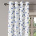 thumbnail image 3 of Ambesonne Floral Grommet Curtain, Flourishing Summer Roses, 50" x 54", Pale Yellow Blue Violet, 3 of 6