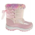 thumbnail image 2 of Rugged Bear Little Kids Girls Synthetic Snow Boots with Beautiful Lace Closure, 2 of 5