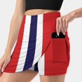 thumbnail image 2 of Nart Jupe-Short Sportive à Rayures pour Femmes avec Poche Style Coréen, 2 of 5