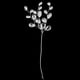 thumbnail image 5 of Injueey 50 Uds. Ramo de capullos de cristal Artificial autoensamblaje de Navidad tallos de gota de agua cuentas ramas de flores boda Artesanía Injueey HA084405-00, 5 of 6