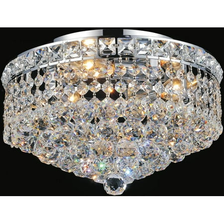 

3 Light Flush Mount with Chrome finish