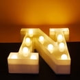 thumbnail image 3 of SHIBA-LED Letter Lights Alphabet Light Up Sign Night Light for Home Party Wedding Decoration (N), 3 of 4