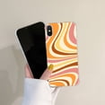 thumbnail image 2 of Orange Swirl Case Compatible with iPhone Xs - iPhone X,Unique Art Design TPU Bumper Cover Case, 2 of 5