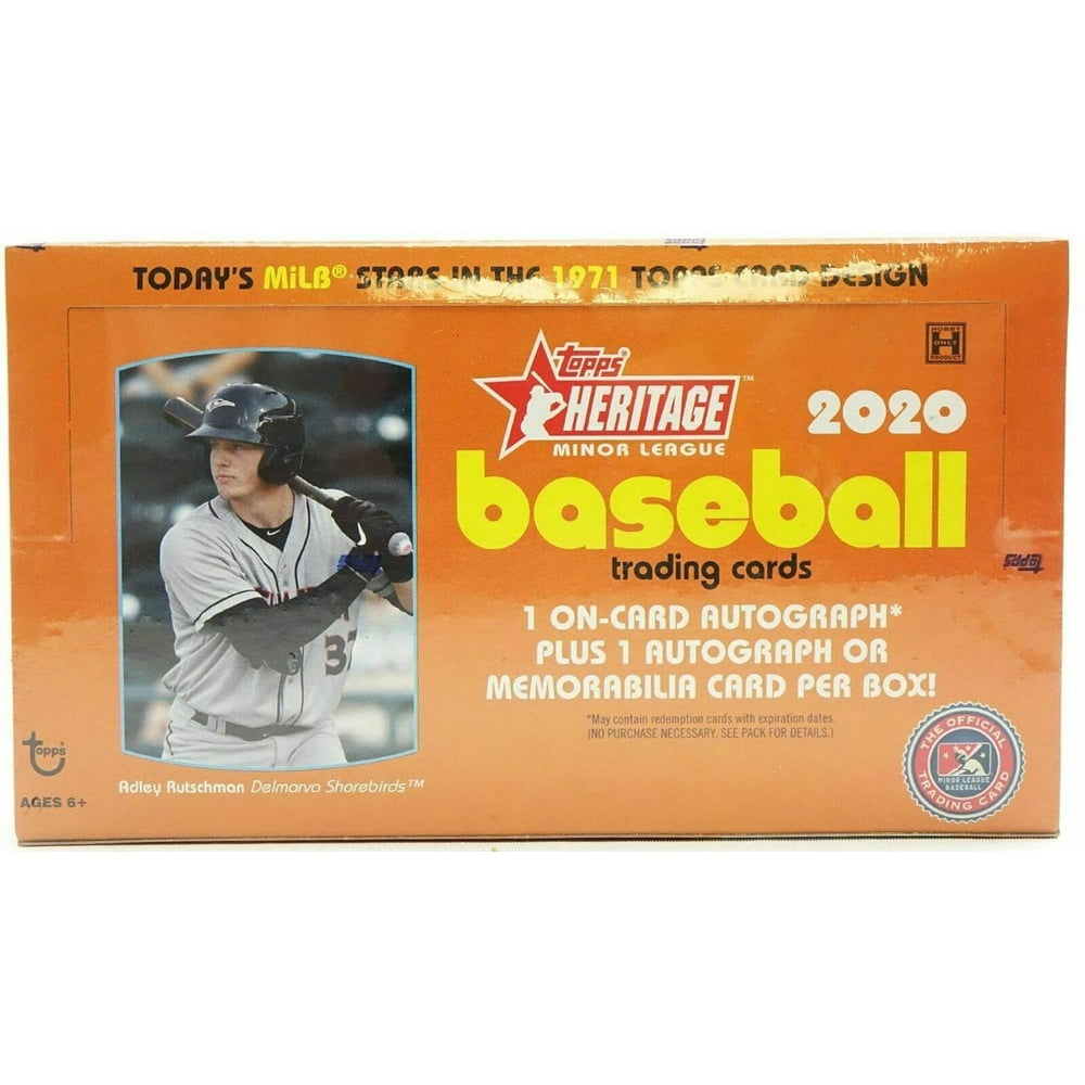 2020 Topps Heritage Minor League Minors Factory Sealed Hobby Box