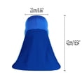 thumbnail image 2 of Quick Dry Neck Cover Head Wrap Outdoor Sun Hood Breathable Cycling Skull Cap Long Tail Head Cover for Hiking Running Beach Travel and Daily Outdoor Activities, 2 of 3