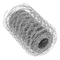 SWETRACE Poultry Wire Mesh Fence Silver Farm Use Pet Cage Cover 1 Pc 23.6x3.9in