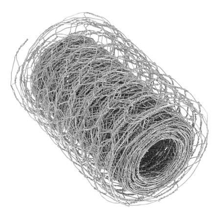 SWETRACE Poultry Wire Mesh Fence Silver Farm Use Pet Cage Cover 1 Pc 23.6x3.9in